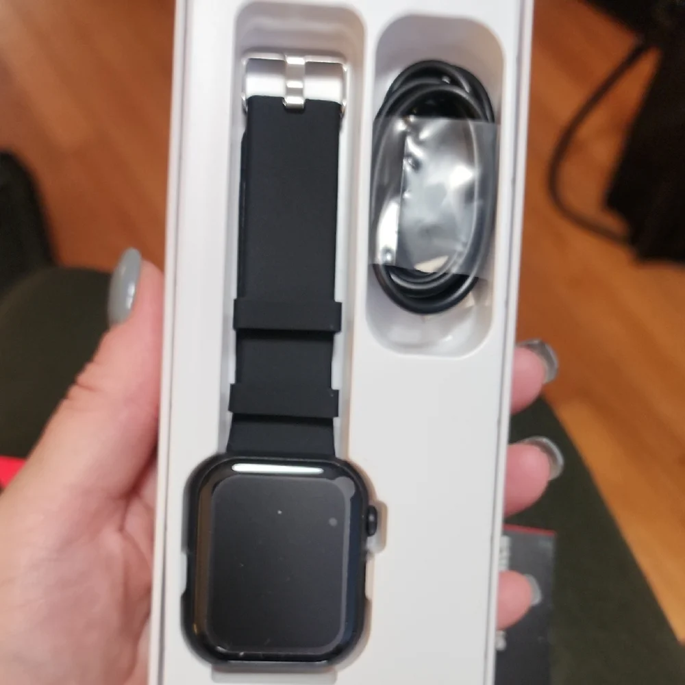 Smartwatch with Black Band